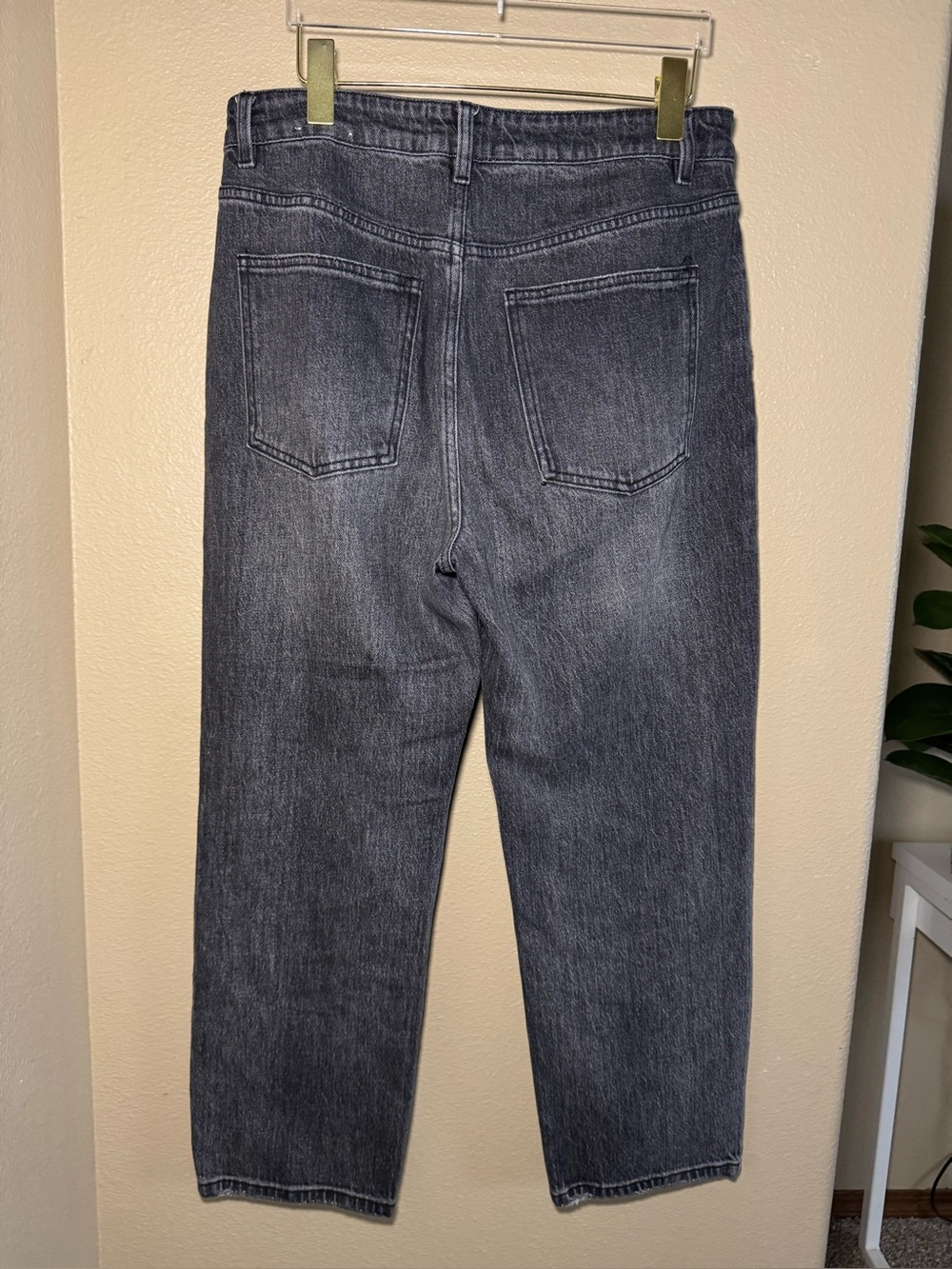 Marine Layer Charlie Denim Straight Leg Pant Denim Jeans Women’s size 12 - Picture 4 of 13